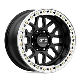 Jantă de Aluminiu, KMC KM235 GRENADE CRAWL Beadlock, 20x10.0, ET -48, 8x165.1, 125.1, Negru - EDK.ro