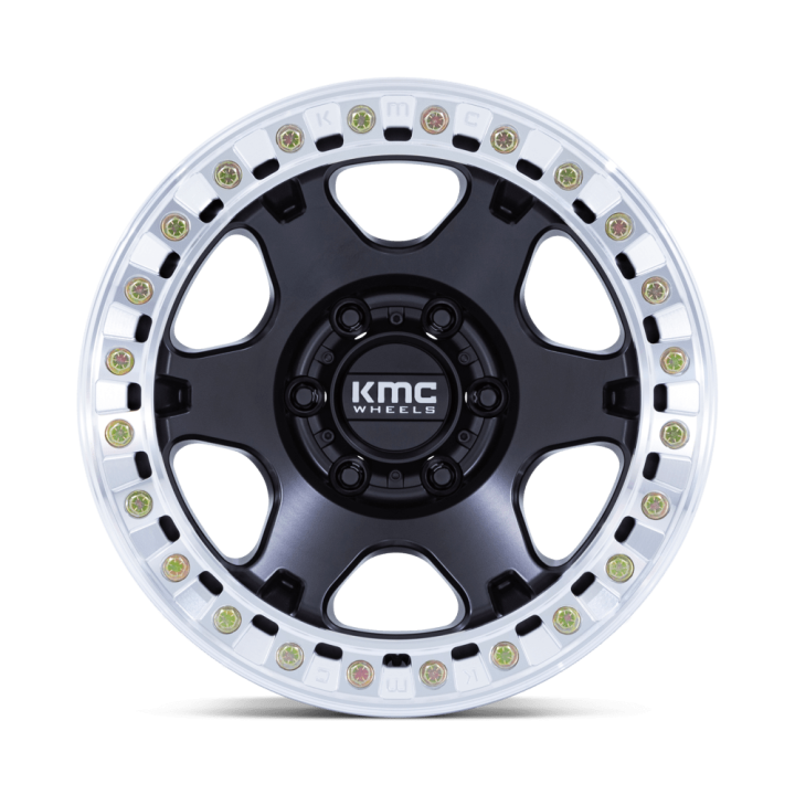 Jantă de Aluminiu, KMC KM238 VI Beadlock, 17x9.0, ET -38, 8x165.1, 125.1, Negru - EDK.ro