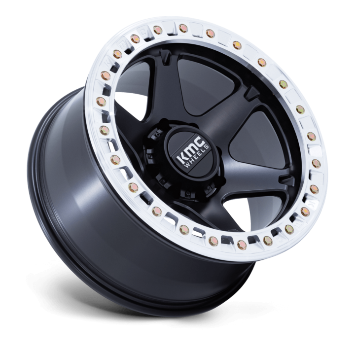 Alloy Wheel, KMC KM238 VI Beadlock, 20x10.0, ET -48, 8x165.1, 125.1, Black - EDK.ro