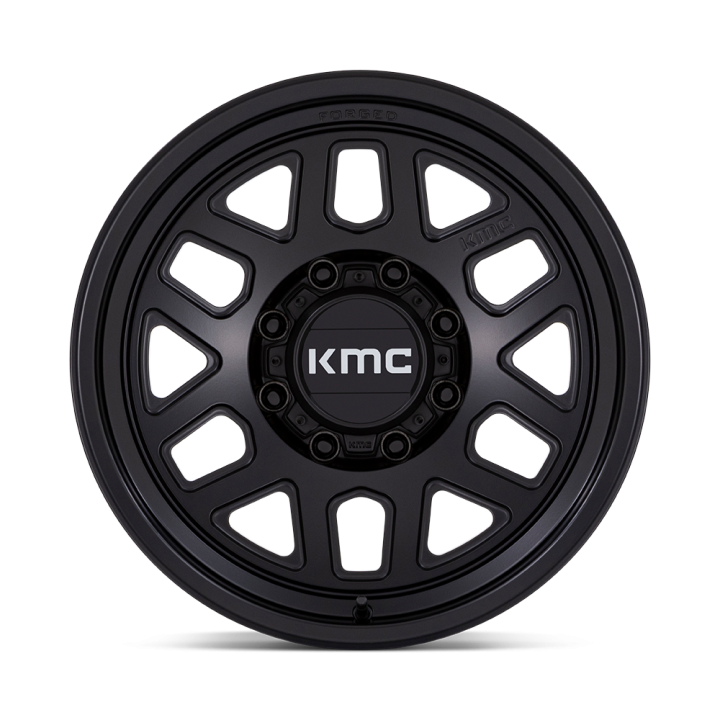 Jantă de Aluminiu, KMC KM451 MESA FORGED Monoblock, 18x9.0, ET -12, 8x165.1, 125.1, Negru - EDK.ro