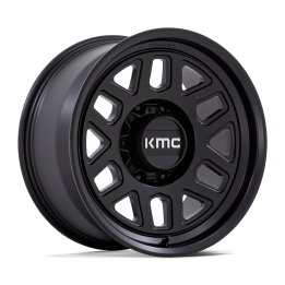 Alloy Wheel, KMC KM451 MESA FORGED Monoblock, 18x9.0, ET 18, 8x165.1, 125.1, Black - EDK.ro