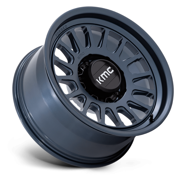 Jantă de Aluminiu, KMC KM452 IMPACT FORGED Monoblock, 18x9.0, ET 18, 8x165.1, 125.1, Albastru - EDK.ro