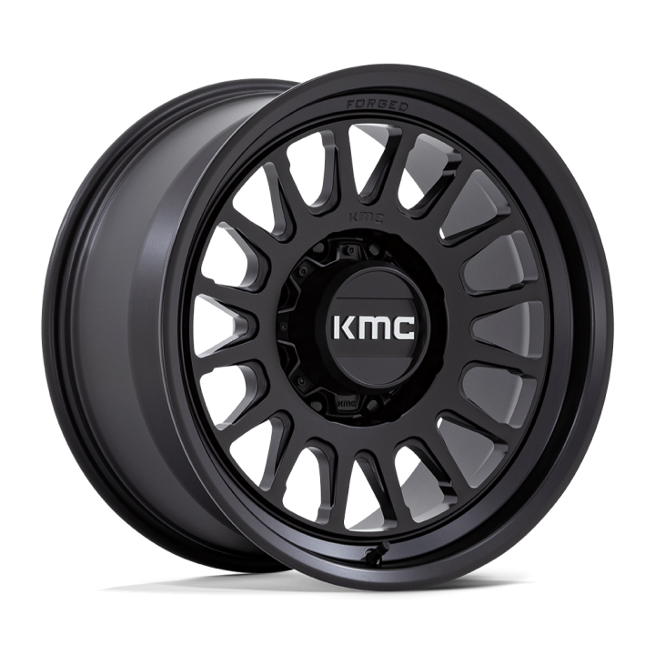 Alloy Wheel, KMC KM452 IMPACT FORGED Monoblock, 18x9.0, ET 0, 8x165.1, 125.1, Black - EDK.ro