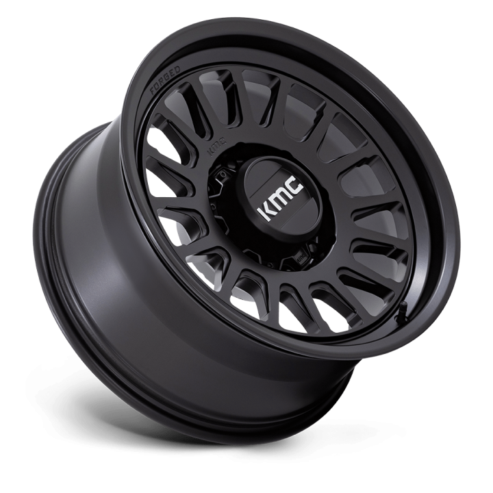 Alloy Wheel, KMC KM452 IMPACT FORGED Monoblock, 18x9.0, ET 0, 8x165.1, 125.1, Black - EDK.ro