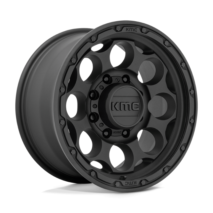 Jantă de Aluminiu, KMC KM541 DIRTY HARRY, 17x8.5, ET 0, 8x165.1, 125.1, Negru - EDK.ro