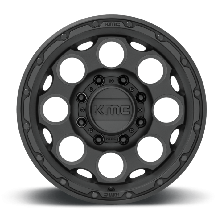 Jantă de Aluminiu, KMC KM541 DIRTY HARRY, 17x8.5, ET 0, 8x165.1, 125.1, Negru - EDK.ro