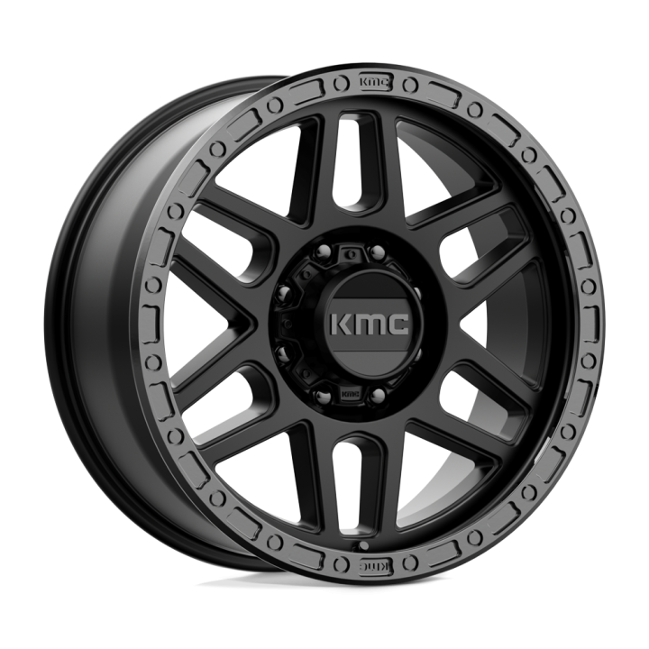 Jantă de Aluminiu, KMC KM544 MESA, 17x9.0, ET 18, 8x165.1, 125.1, Negru - EDK.ro