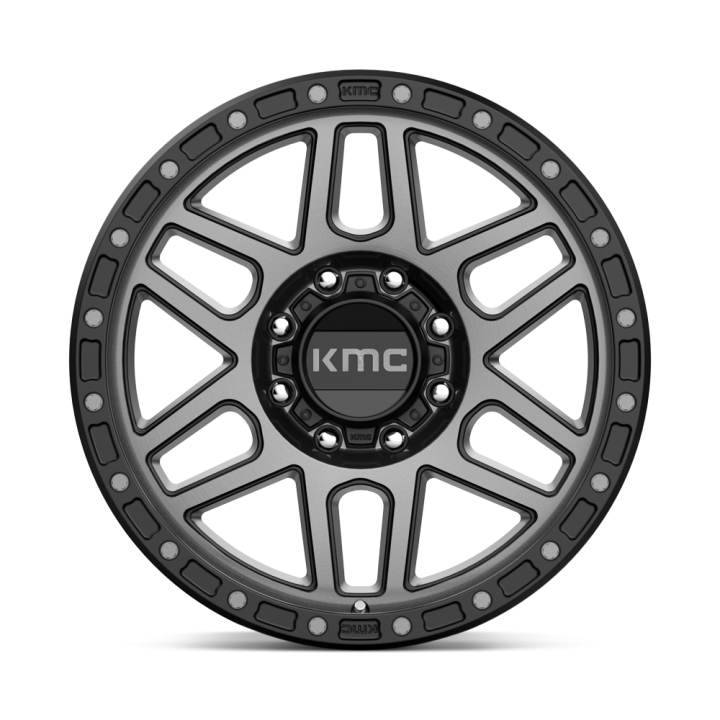 Alloy Wheel, KMC KM544 MESA, 17x9.0, ET 18, 8x165.1, 125.1, Black - EDK.ro