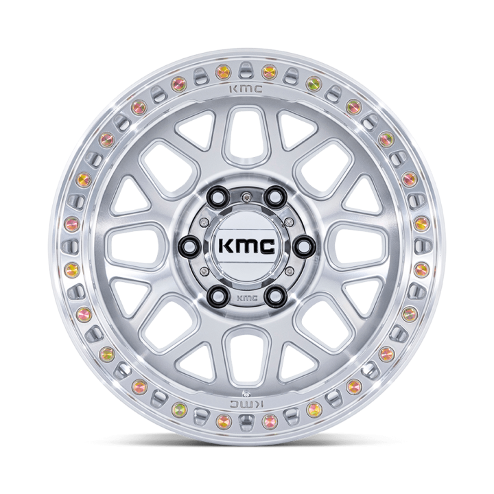Alloy Wheel, KMC KM549 GRS, 17x9.0, ET -12, 8x165.1, 125.1, Silver - EDK.ro
