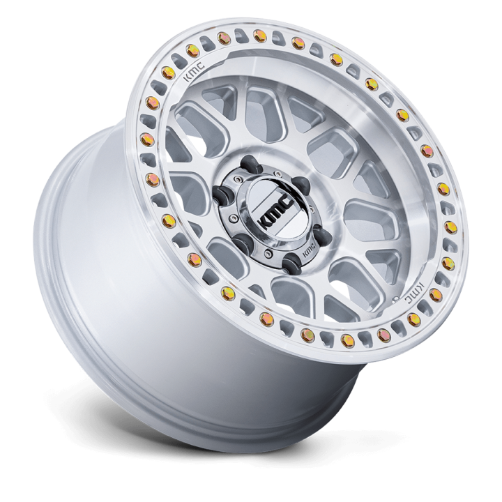 Alloy Wheel, KMC KM549 GRS, 18x9.0, ET -12, 8x165.1, 125.1, Silver - EDK.ro