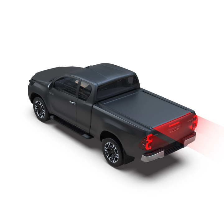 Manual Roll Top Tonneau Bed Cover, Tessera 4x4 SE+, Toyota Hilux Extra Cab 2016 - 2026 - EDK.ro