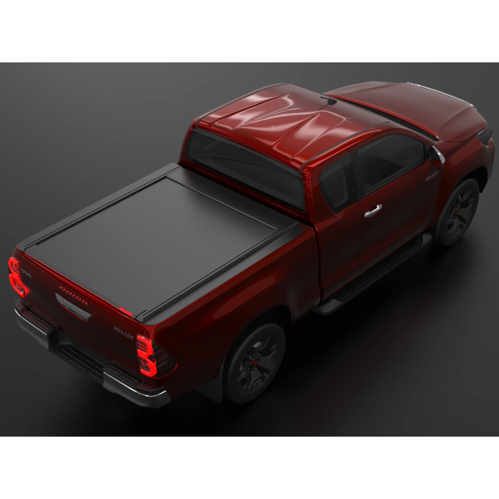 Manual Roll Top Tonneau Bed Cover, Tessera 4x4 SE+, Toyota Hilux Extra Cab 2016 - 2026 - EDK.ro