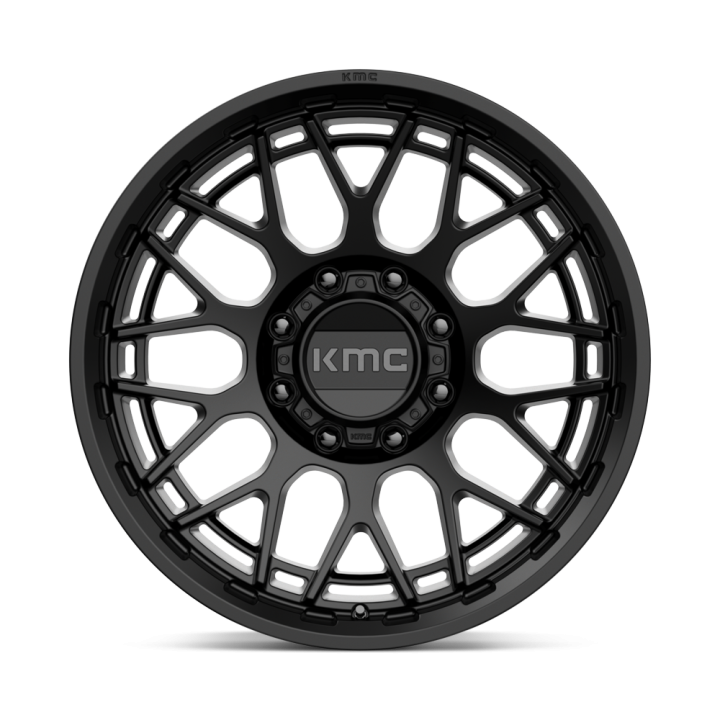 Jantă de Aluminiu, KMC KM722 TECHNIC, 20x9.0, ET 0, 8x165.1, 125.1, Negru - EDK.ro
