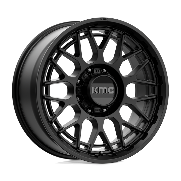 Alloy Wheel, KMC KM722 TECHNIC, 20x9.0, ET 18, 8x165.1, 125.1, Black - EDK.ro