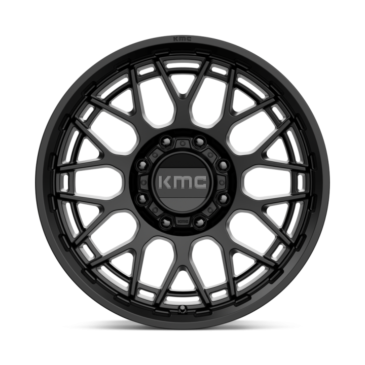 Alloy Wheel, KMC KM722 TECHNIC, 20x9.0, ET 18, 8x165.1, 125.1, Black - EDK.ro