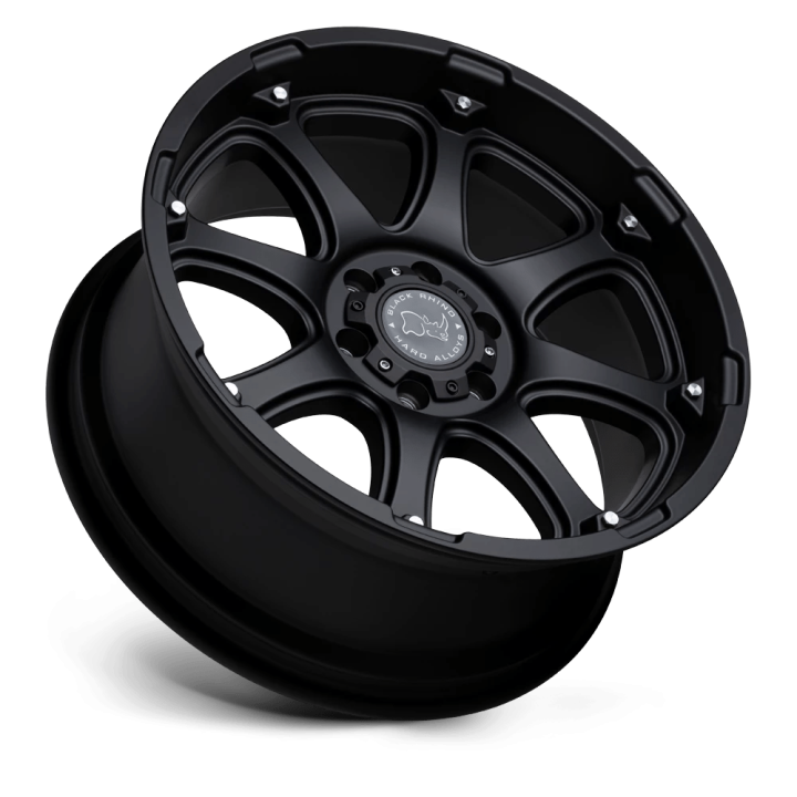Alloy Wheel, Black Rhino GLAMIS, 18x9.0, ET 12, 8x165.1, 122.4, Black - EDK.ro