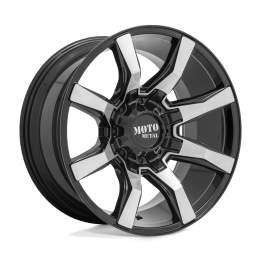 Alloy Wheel, MOTO Metal MO804 SPIDER, 20x9.0, ET 0, 8x165.1, 125.1, Black - EDK.ro