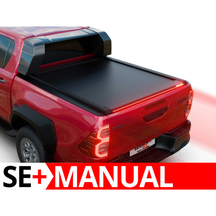 Manual Roll Top Tonneau Bed Cover, Tessera 4x4 SE+, Toyota Hilux GR Sport 2016 - 2026 - EDK.ro