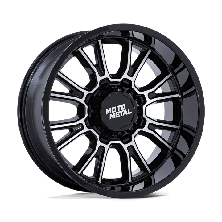 Jantă de Aluminiu, MOTO Metal MO810 LEGACY, 22x9.0, ET 1, 8x165.1, 125.1, Negru - EDK.ro