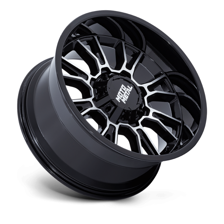 Alloy Wheel, MOTO Metal MO810 LEGACY, 22x9.0, ET 1, 8x165.1, 125.1, Black - EDK.ro