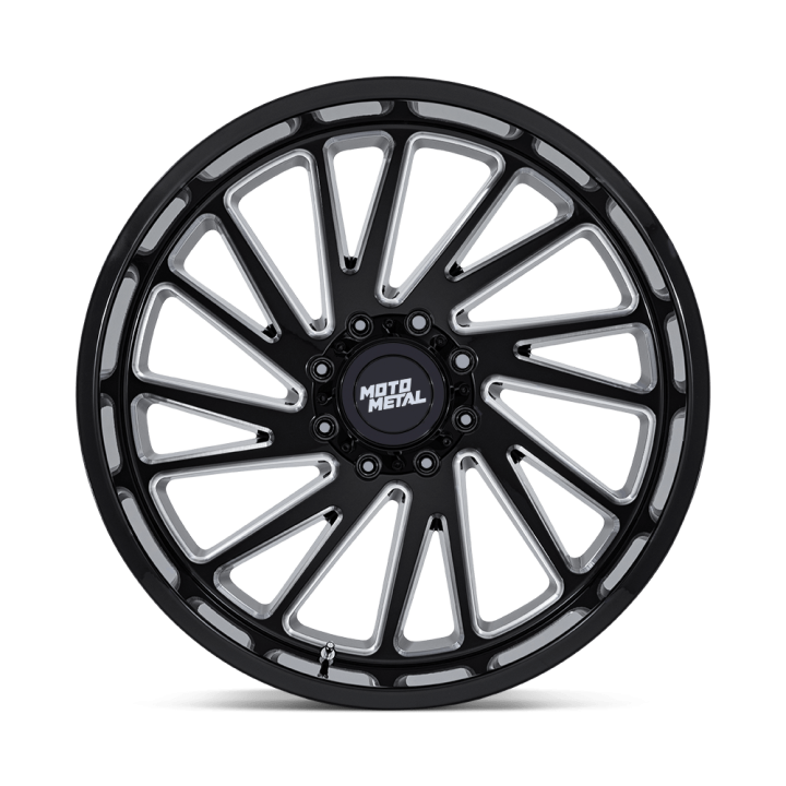 Jantă de Aluminiu, MOTO Metal MO811 COMBAT, 22x10.0, ET -18, 8x165.1, 125.1, Negru - EDK.ro