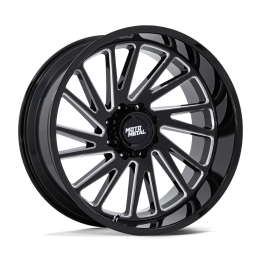 Alloy Wheel, MOTO Metal MO811 COMBAT, 22x12.0, ET -44, 8x165.1, 125.1, Black - EDK.ro