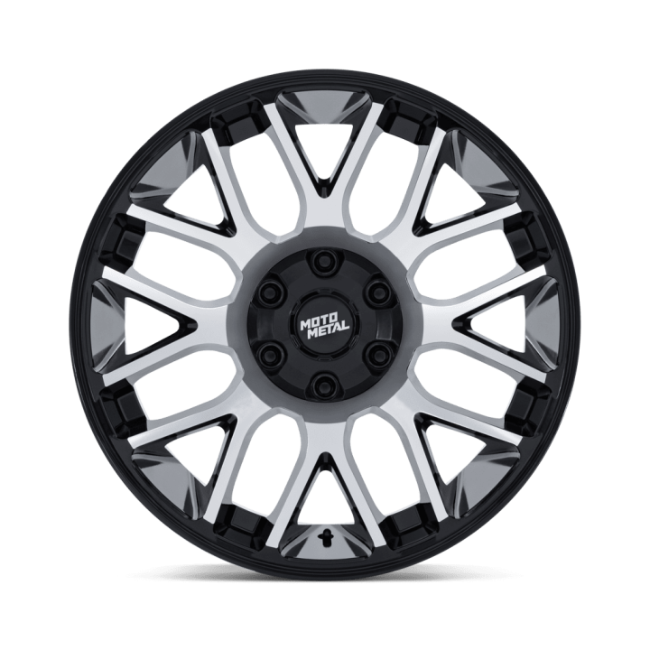 Alloy Wheel, MOTO Metal MO816 OVERLOOK, 20x10.0, ET -18, 8x165.1, 125.1 - EDK.ro