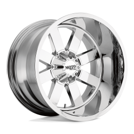 Alloy Wheel, MOTO Metal MO962, 18x9.0, ET 0, 8x165.1, 125.1, Chrome - EDK.ro