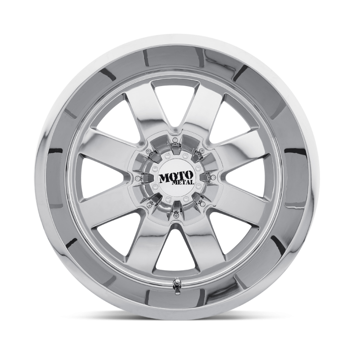 Jantă de Aluminiu, MOTO Metal MO962, 18x9.0, ET 0, 8x165.1, 125.1, Crom - EDK.ro