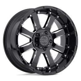 Alloy Wheel, Black Rhino SIERRA, 18x9.0, ET -12, 8x165.1, 122.4, Black - EDK.ro