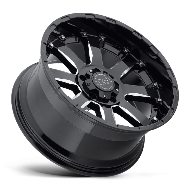 Alloy Wheel, Black Rhino SIERRA, 18x9.0, ET -12, 8x165.1, 122.4, Black - EDK.ro