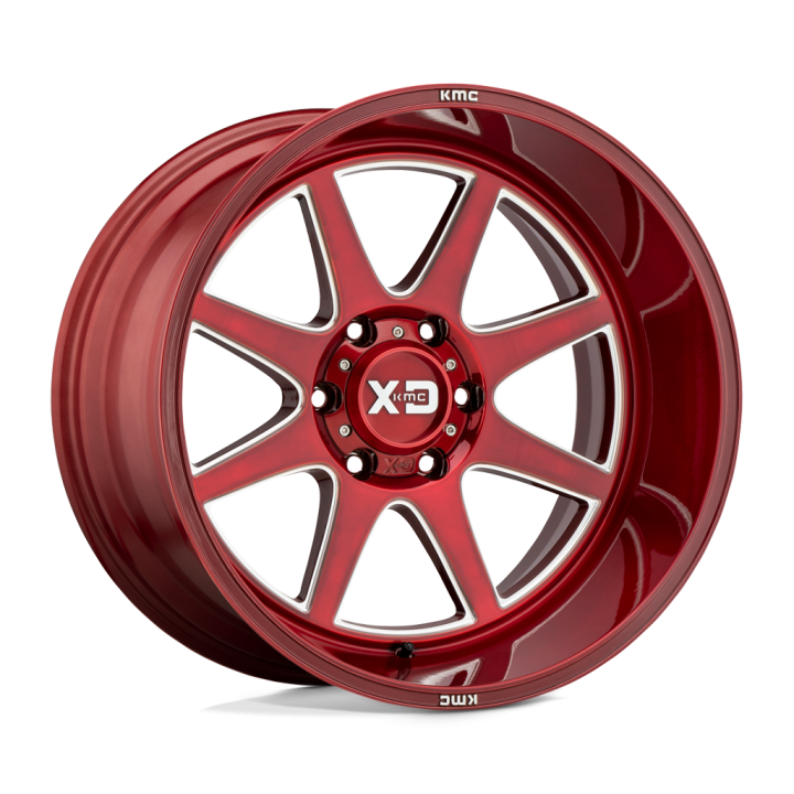 Alloy Wheel, XD Series XD844 PIKE, 20x10.0, ET -18, 8x165.1, 125.1, Red - EDK.ro