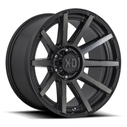 Alloy Wheel, XD Series XD847 OUTBREAK, 22x10.0, ET -18, 8x165.1, 125.1, Black - EDK.ro