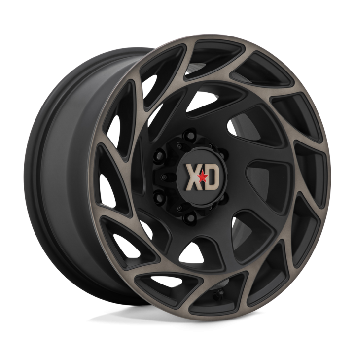 Alloy Wheel, XD Series XD860 ONSLAUGHT, 22x12.0, ET -44, 8x165.1, 125.1, Black - EDK.ro