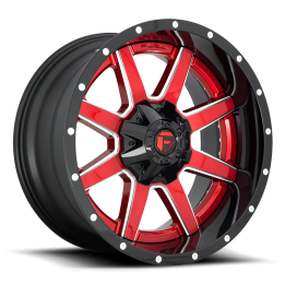 Jantă de Aluminiu, FUEL D250 MAVERICK, 20x10.0, ET -19, 8x170, 125.1, Roșu - EDK.ro