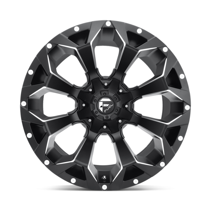 Jantă de Aluminiu, FUEL D546 ASSAULT, 20x9.0, ET 20, 8x170, 125.1, Negru - EDK.ro