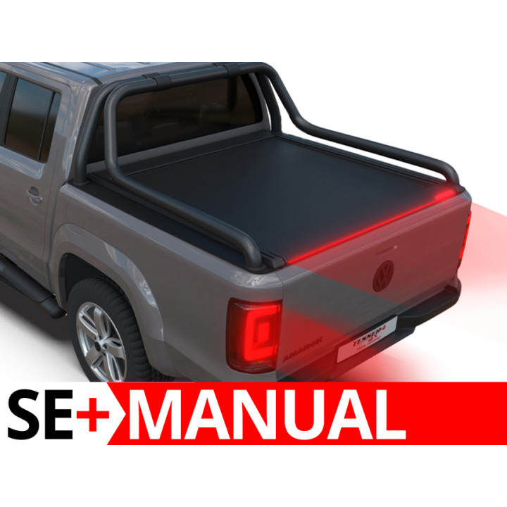 Manual Roll Top Tonneau Bed Cover, Tessera 4x4 SE+, Volkswagen Amarok Canyon 2010 - 2022 - EDK.ro