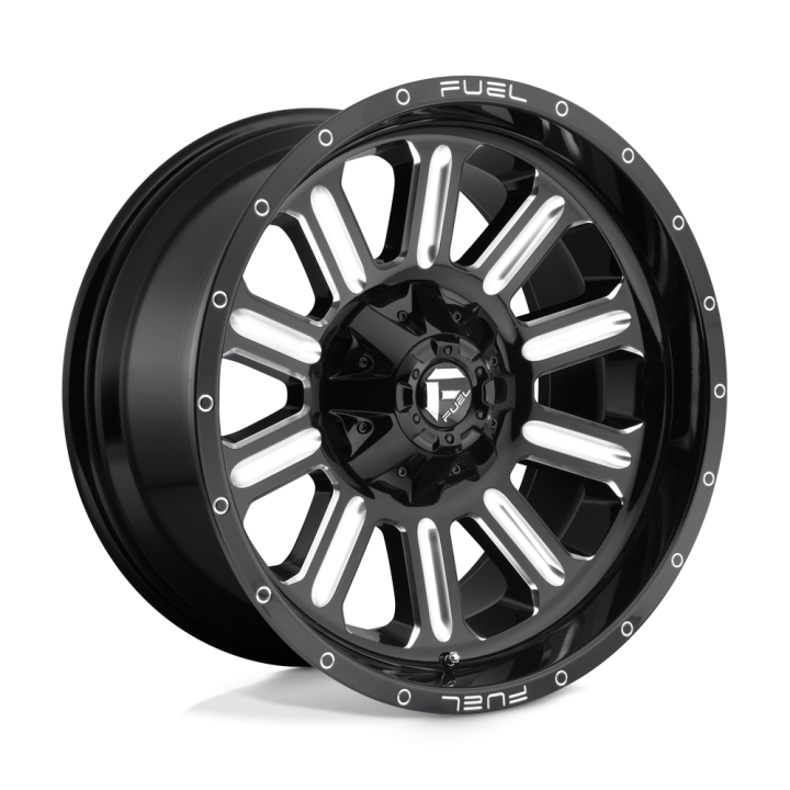Jantă de Aluminiu, FUEL D620 HARDLINE, 20x10.0, ET -18, 8x170, 125.1, Negru - EDK.ro