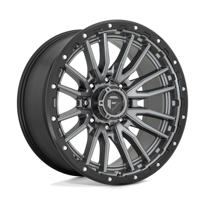 Alloy Wheel, FUEL D680 REBEL, 22x10.0, ET -18, 8x170, 125.1, Black - EDK.ro