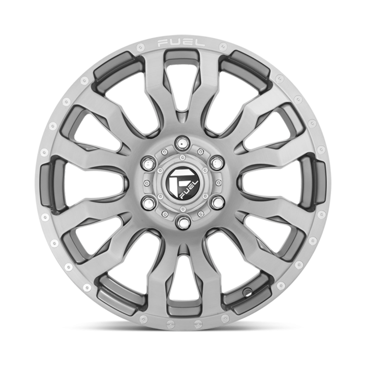 Alloy Wheel, FUEL D693 BLITZ, 20x10.0, ET -18, 8x170, 125.1, Platinum - EDK.ro