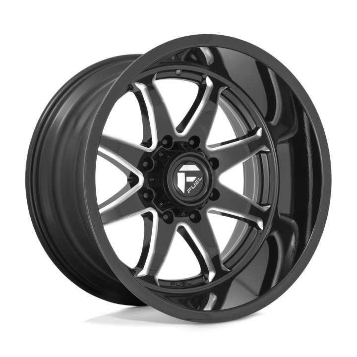 Alloy Wheel, FUEL D749 HAMMER, 20x10.0, ET -18, 8x170, 125.1, Black - EDK.ro
