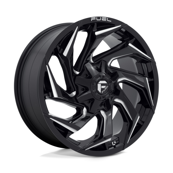 Alloy Wheel, FUEL D753 REACTION, 20x9.0, ET 20, 8x170, 125.1, Black - EDK.ro