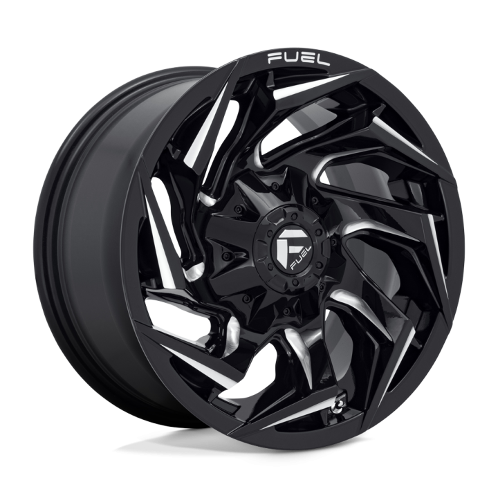 Alloy Wheel, FUEL D753 REACTION, 22x10.0, ET -18, 8x170, 125.1, Black - EDK.ro