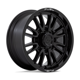 Alloy Wheel, FUEL D760 CLASH, 20x9.0, ET 20, 8x170, 125.1, Black - EDK.ro