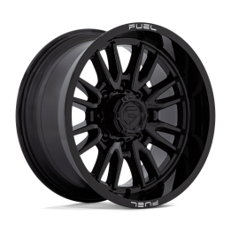 Alloy Wheel, FUEL D760 CLASH, 20x10.0, ET -18, 8x170, 125.1, Black - EDK.ro