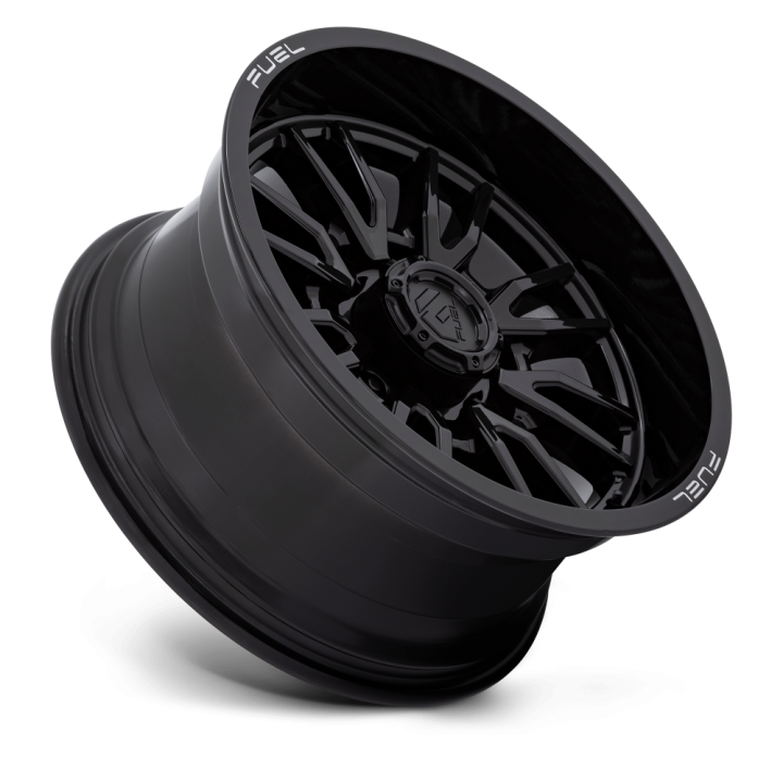 Alloy Wheel, FUEL D760 CLASH, 20x10.0, ET -18, 8x170, 125.1, Black - EDK.ro