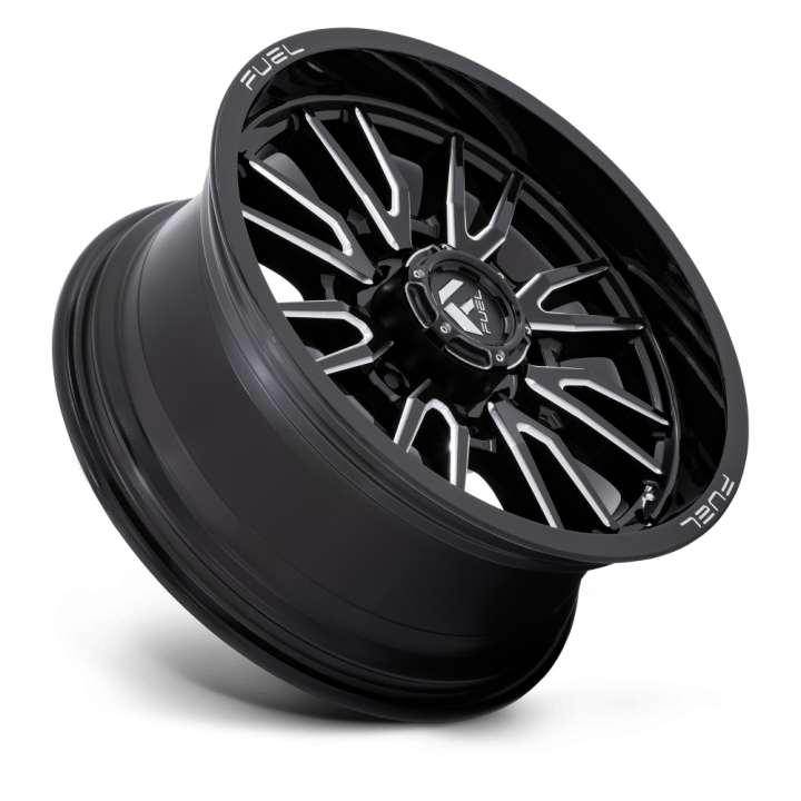 Alloy Wheel, FUEL D761 CLASH, 20x9.0, ET 1, 8x170, 125.1, Black - EDK.ro