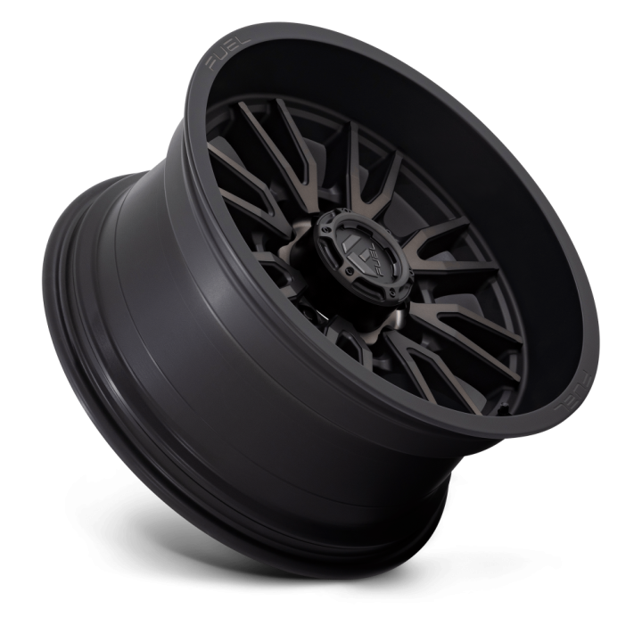 Alloy Wheel, FUEL D762 CLASH, 20x10.0, ET -18, 8x170, 125.1, Black - EDK.ro