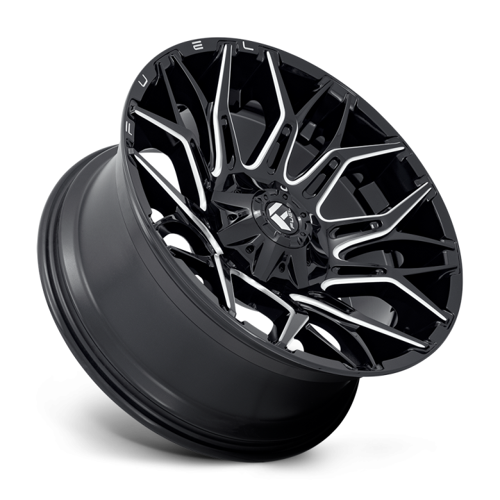Jantă de Aluminiu, FUEL D769 TWITCH, 22x10.0, ET -18, 8x170, 125.1, Negru - EDK.ro