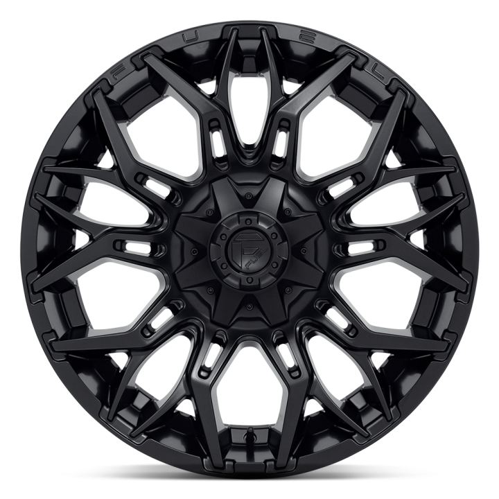 Alloy Wheel, FUEL D772 TWITCH, 22x10.0, ET -18, 8x170, 125.1, Black - EDK.ro